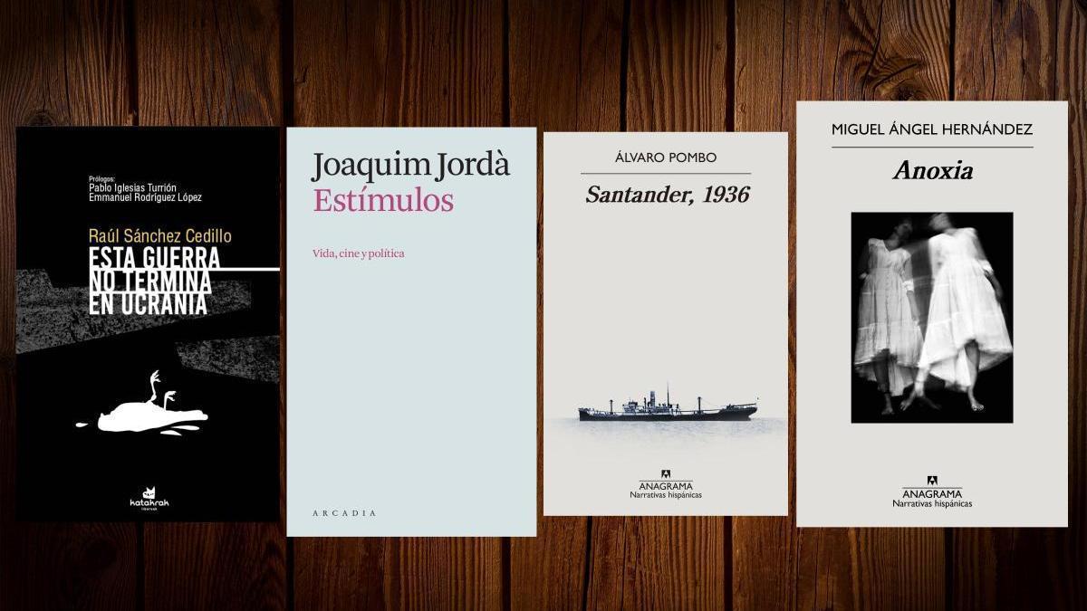 Portadas de los libros reseñados