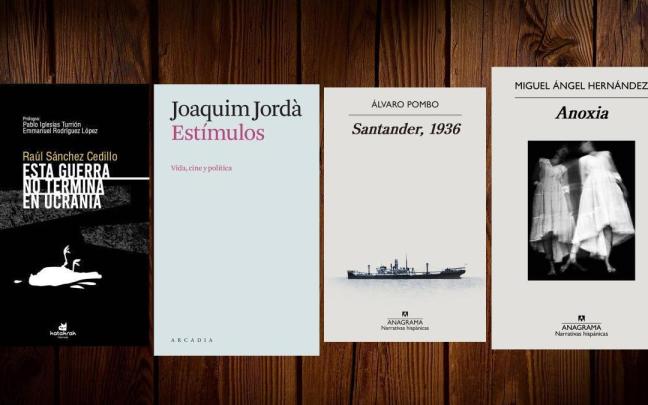Portadas de los libros reseñados