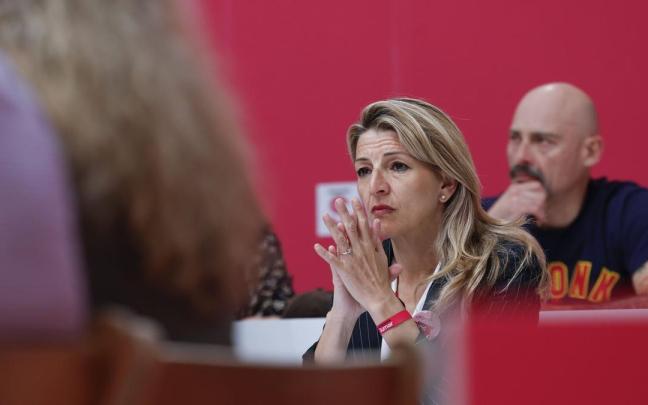 El partido Movimiento Sumar, al que pertenece Yolanda Díaz, celebra la primera reunión del Grupo Coordinador elegido en su reciente asamblea con el objetivo de designar a los miembros de la nueva ejecutiva / EFE El partido Movimiento Sumar, al que pertenece Yolanda Díaz, celebra la primera reunión del Grupo Coordinador elegido en su reciente asamblea con el objetivo de designar a los miembros de la nueva ejecutiva