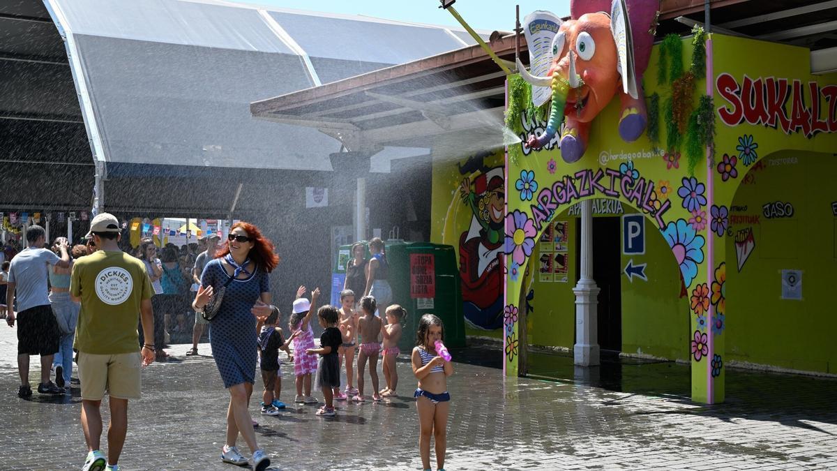 La Aste Nagusia bilbaina, una prueba de fuego para el calor