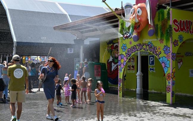 La Aste Nagusia bilbaina, una prueba de fuego para el calor La Aste Nagusia bilbaina, una prueba de fuego para el calor