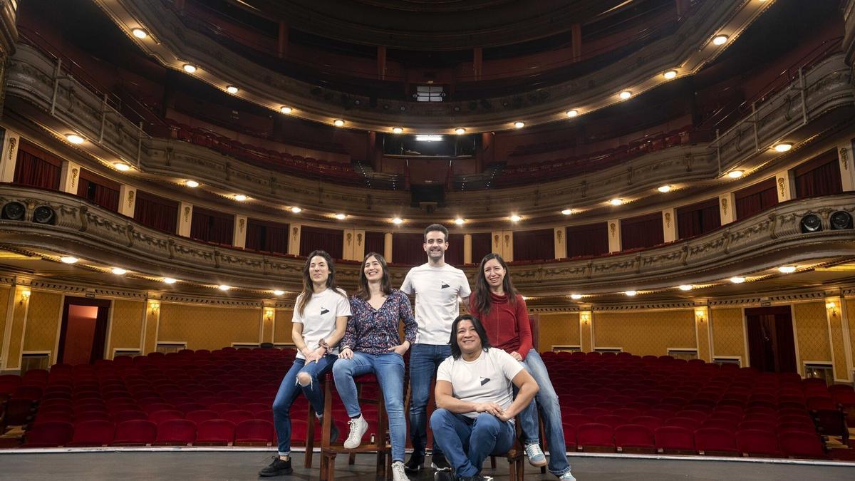 Sandra Aguerri, Maider Lekunberri, Pablo Cañete, Maitane Pérez y Julio C. Terrazas.