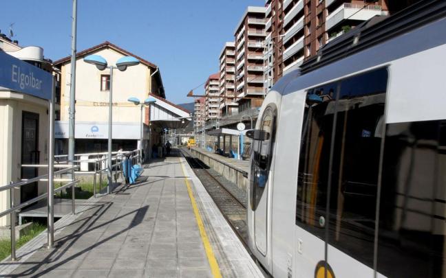 Vista de la estación del tren de Elgoibar