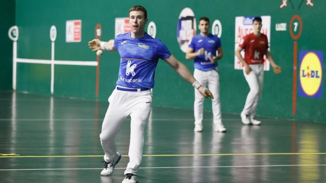 Artola-Imaz, en un encuentro anterior en Tolosa.