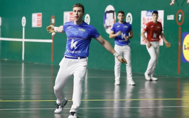 Artola-Imaz, en un encuentro anterior en Tolosa.