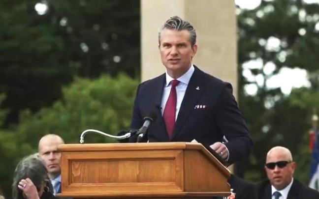 El secretario de Defensa de Estados Unidos, Peter Hegseth