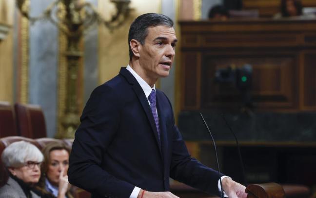 Pedro Sánchez comparece en el Congreso.