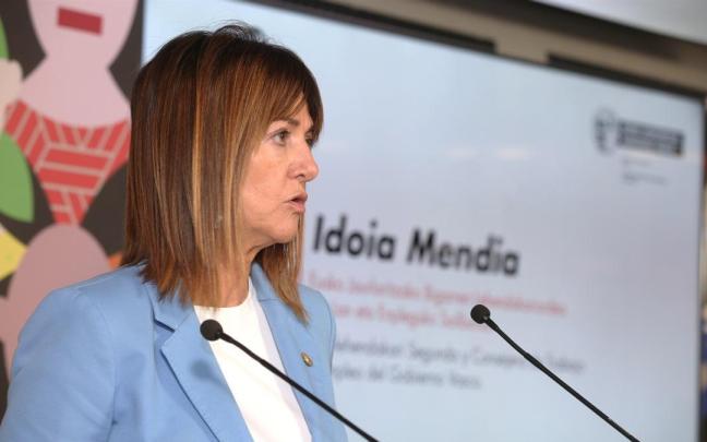 La vicelehendakari segunda y consejera de Trabajo y Empleo, Idoia Mendia.