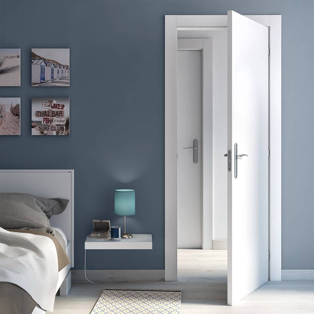 Puerta abatible Basic Mallorca blanco