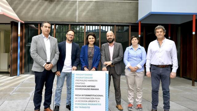 El Espacio Gordailu de Irun acogió el encuentro de la Mesa Interinstitucional de Coordinación para la Acogida a Personas Migrantes en Tránsito.