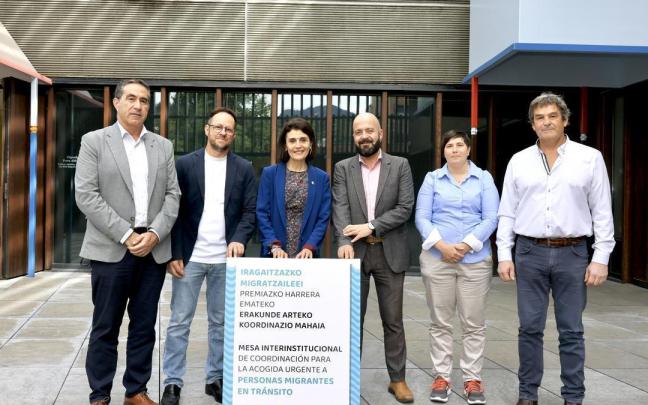 El Espacio Gordailu de Irun acogió el encuentro de la Mesa Interinstitucional de Coordinación para la Acogida a Personas Migrantes en Tránsito.
