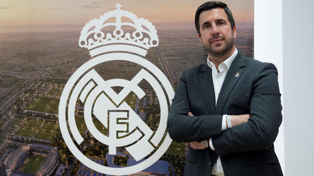 Imagen del candidato a la presidencia del Real Madrid, Enrique Riquelme.