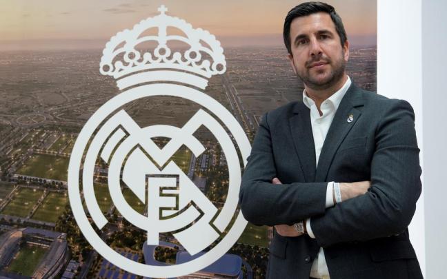 Imagen del candidato a la presidencia del Real Madrid, Enrique Riquelme.