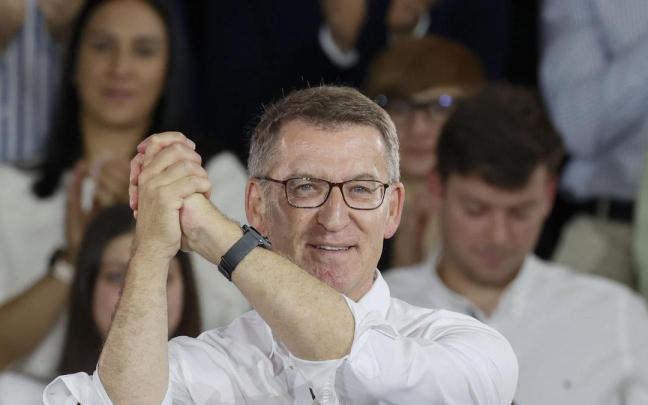 El presidente del PP, Alberto Núñez Feijoó.