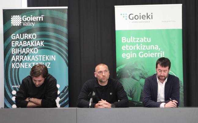 Varios impulsores del programa ‘Biltegilan’.