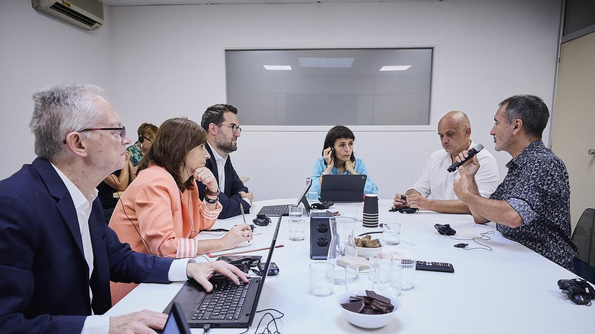 Melgosa estuvo acompañada en la jornada por el viceconsejero de Bienestar, Iván Larraza.