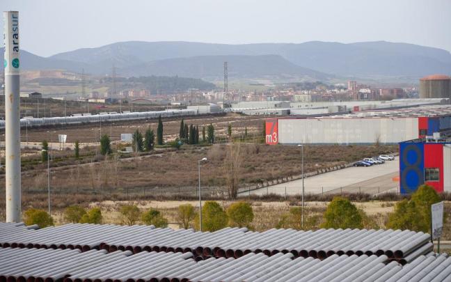 Vista general del polígono industrial alavés de Arasur.