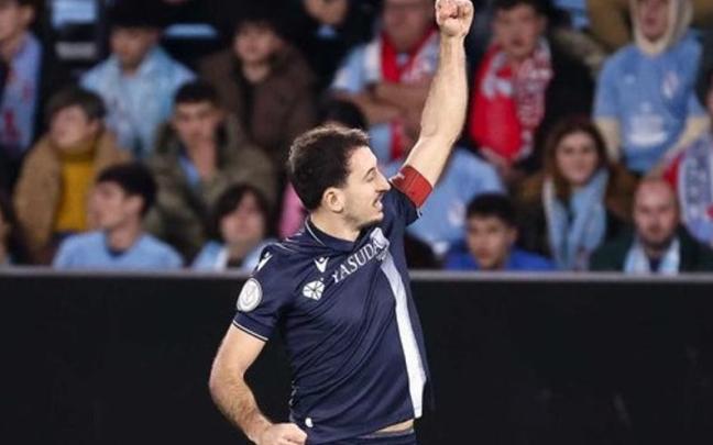 Oyarzabal celebra su gol. / N.G.