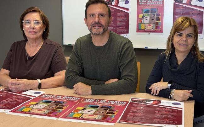 Lourdes Acevedo, Agustín Valdivia y Maite Iglesias.