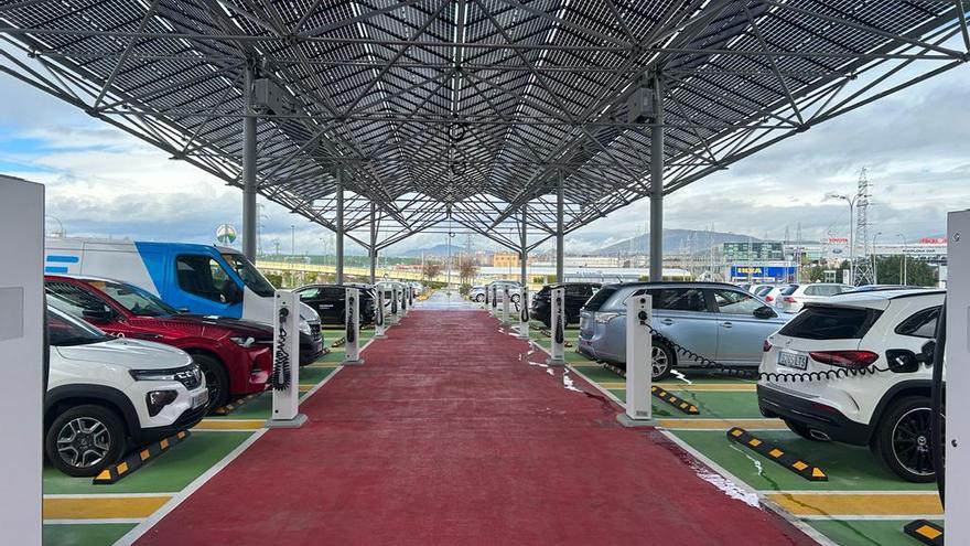 La estación de carga de vehículos eléctricos E-Park.