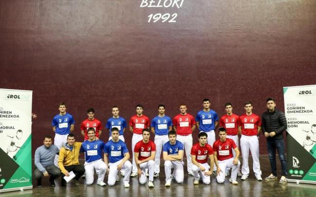 Los pelotaris que tomarán parte en la edición de 2024 del Memorial Goñi.