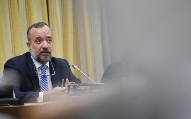 El ex secretario de Estado de Seguridad Francisco Martínez comparece durante la Comisión de Investigación sobre la denominada "Operación Catalunya" / EP El ex secretario de Estado de Seguridad Francisco Martínez comparece durante la Comisión de Investigación sobre la denominada "Operación Catalunya"