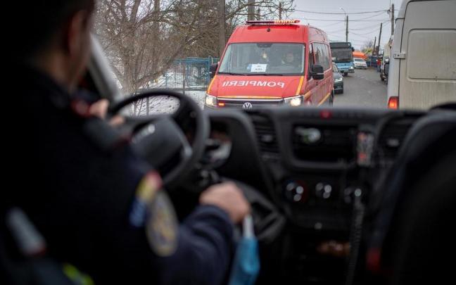 Bomberos de Rumanía en una imagen de archivo.