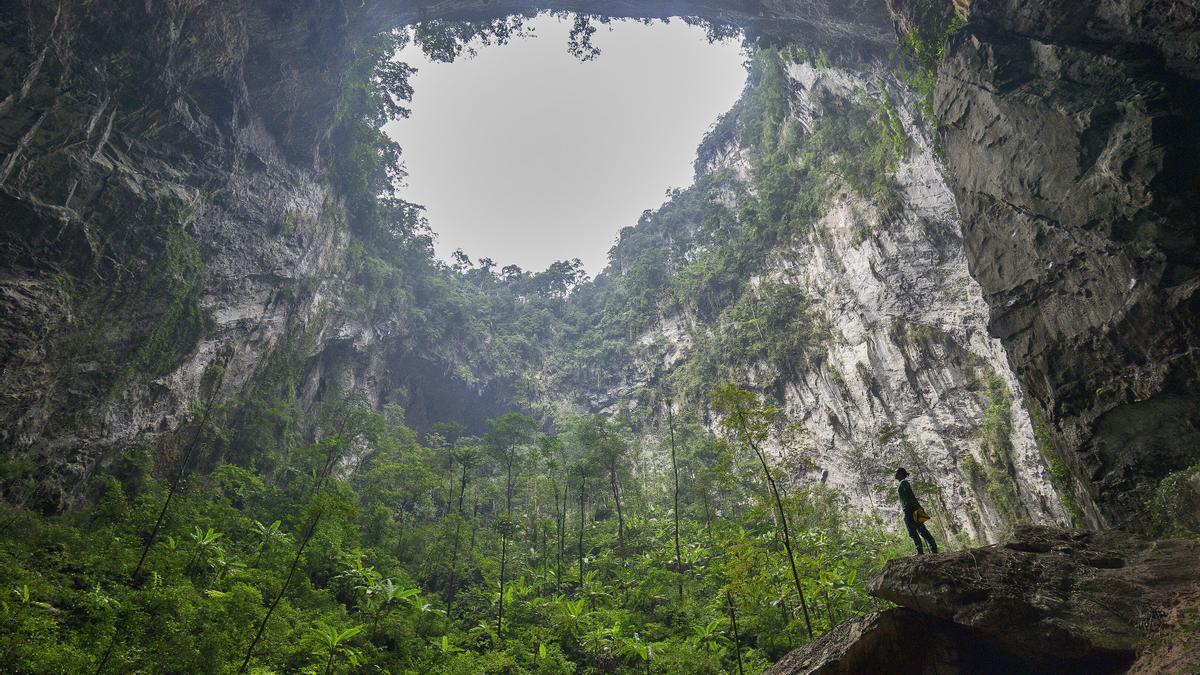 Dolina dentro de la cueva de Son Doong.