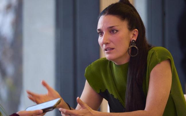 La nadadora Andrea Fuentes.