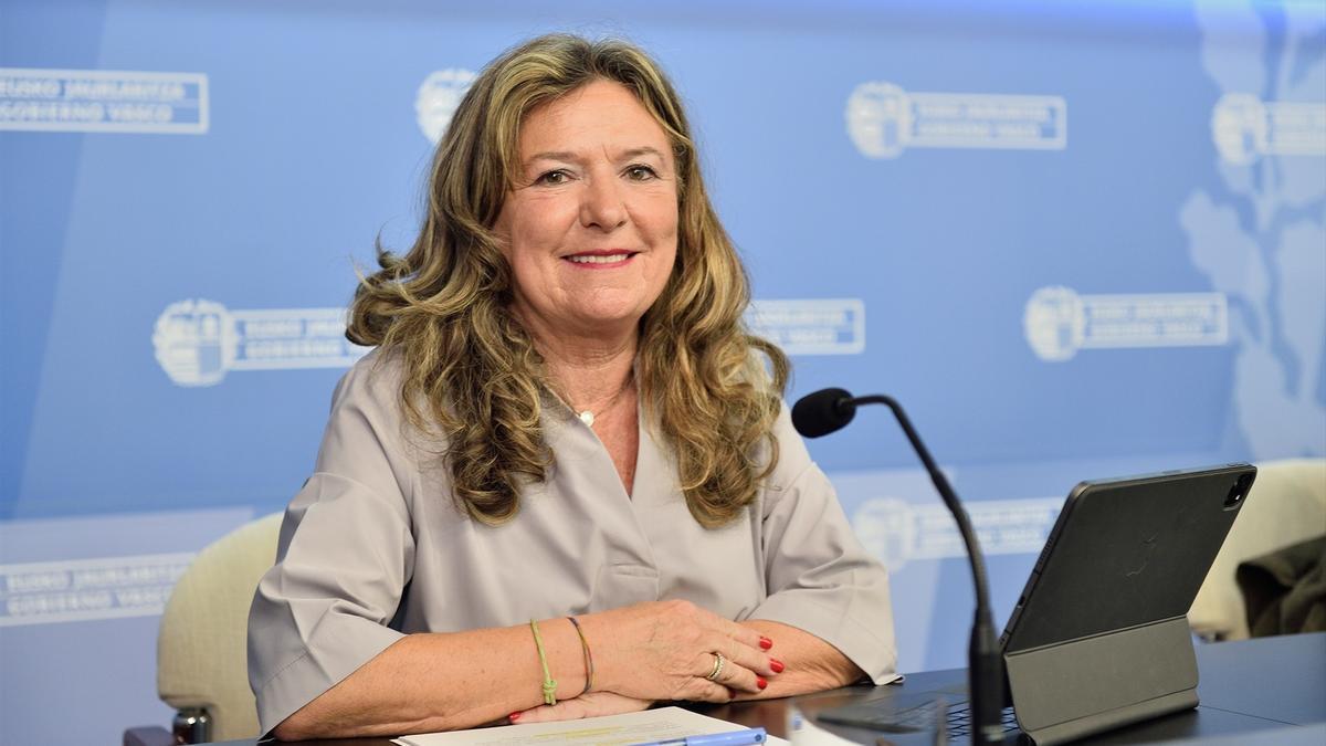 La consejera de Salud del Gobierno vasco, Gotzone Sagardui, en una imagen de archivo.