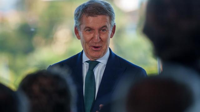 El presidente del PP, Alberto Núñez Feijóo.