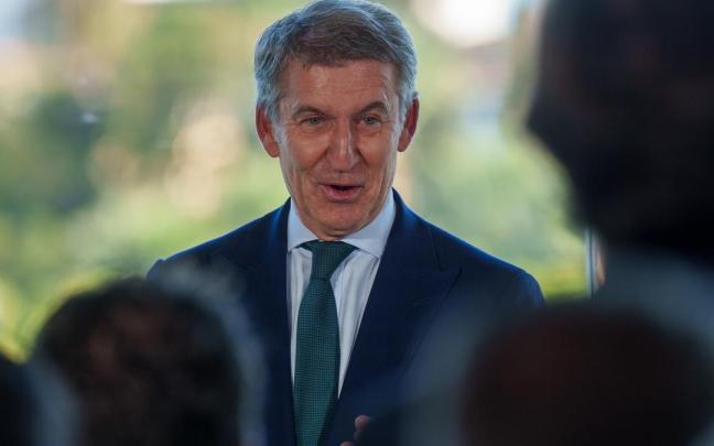 El presidente del PP, Alberto Núñez Feijóo.