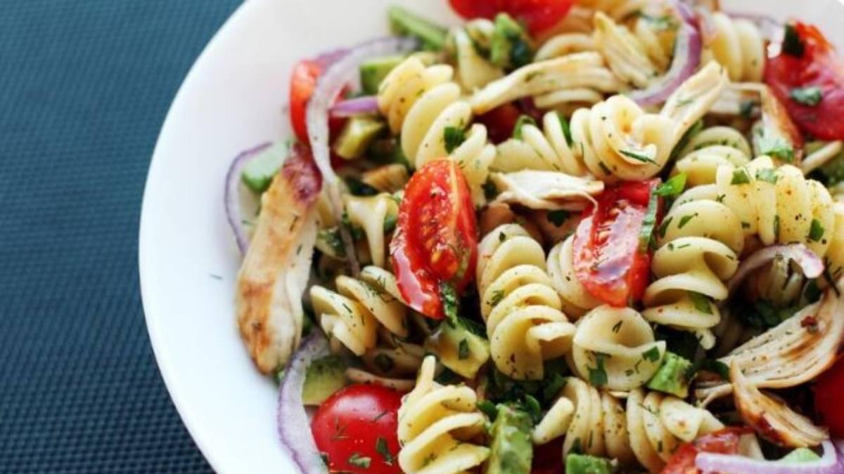 Ensalada de pasta.