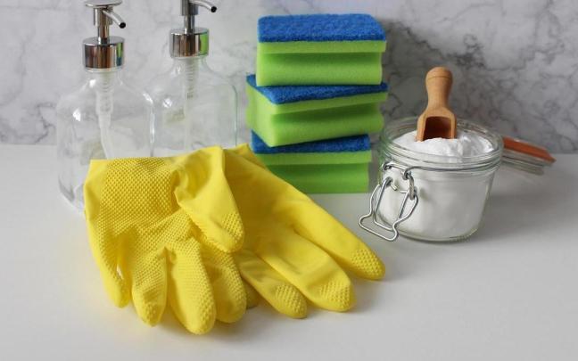 Productos de limpieza listos para ser usados