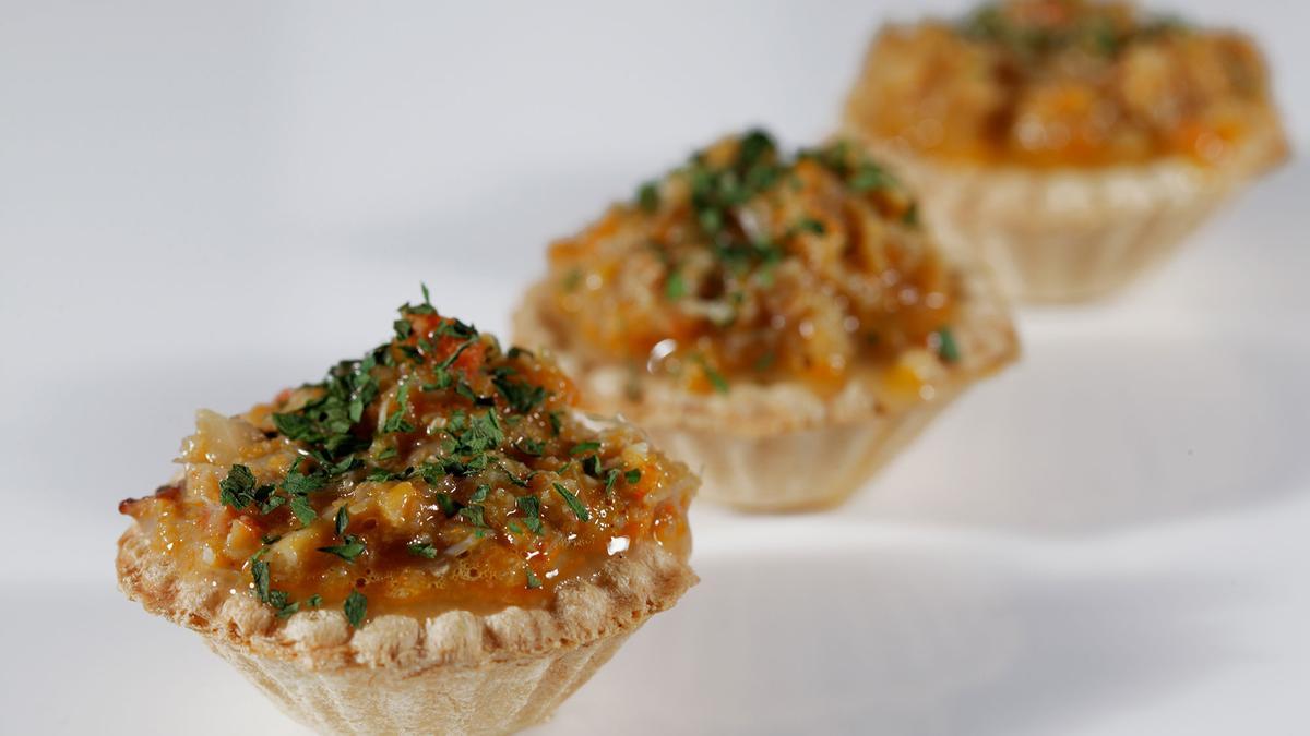 Tartaleta de txangurro del Ganbara.
