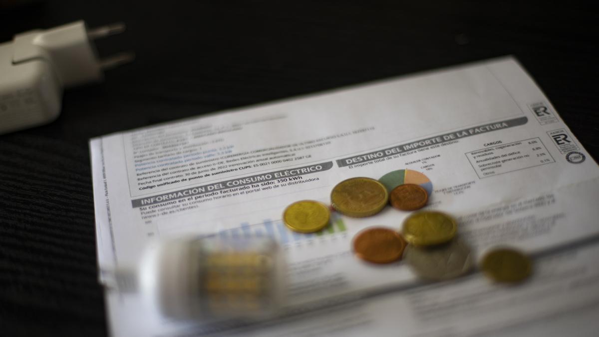 Una factura de la luz