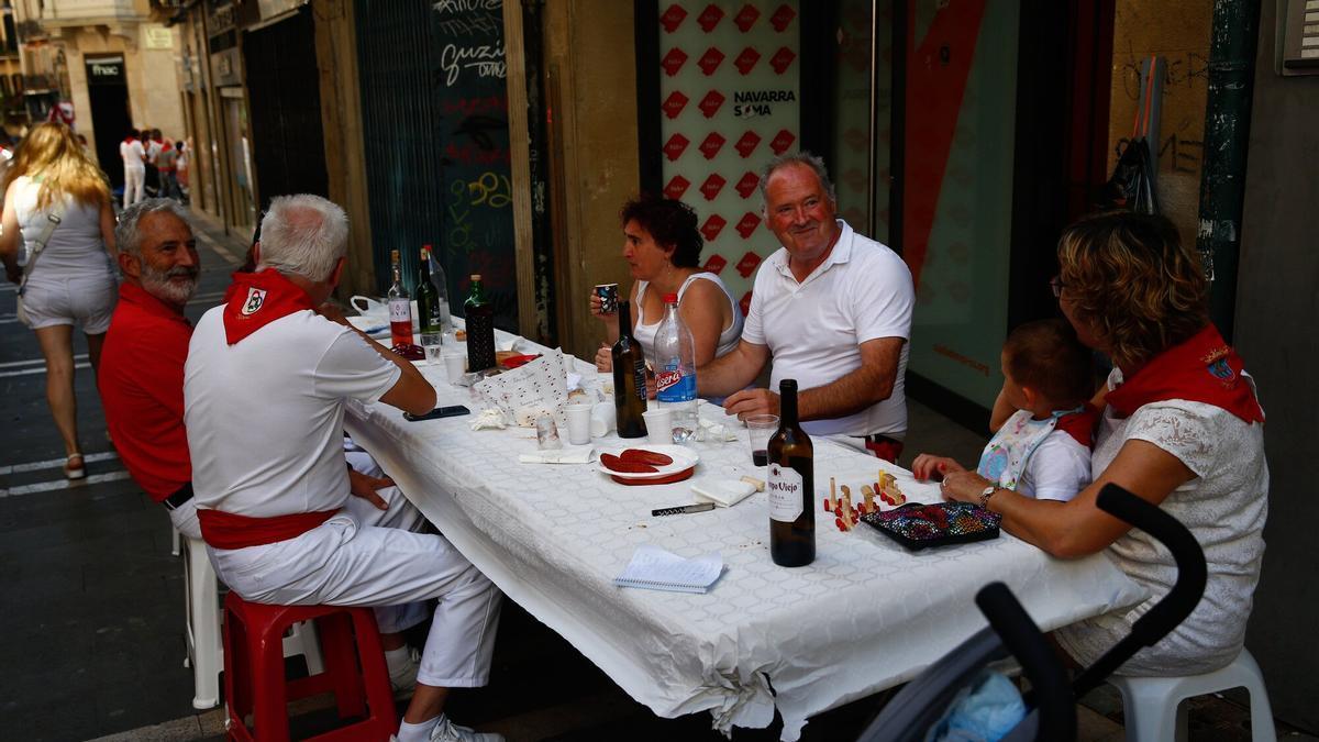 Ambiente en el Día de los Mayores. Foto: Patxi Cascante