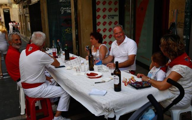 Ambiente en el Día de los Mayores. Foto: Patxi Cascante