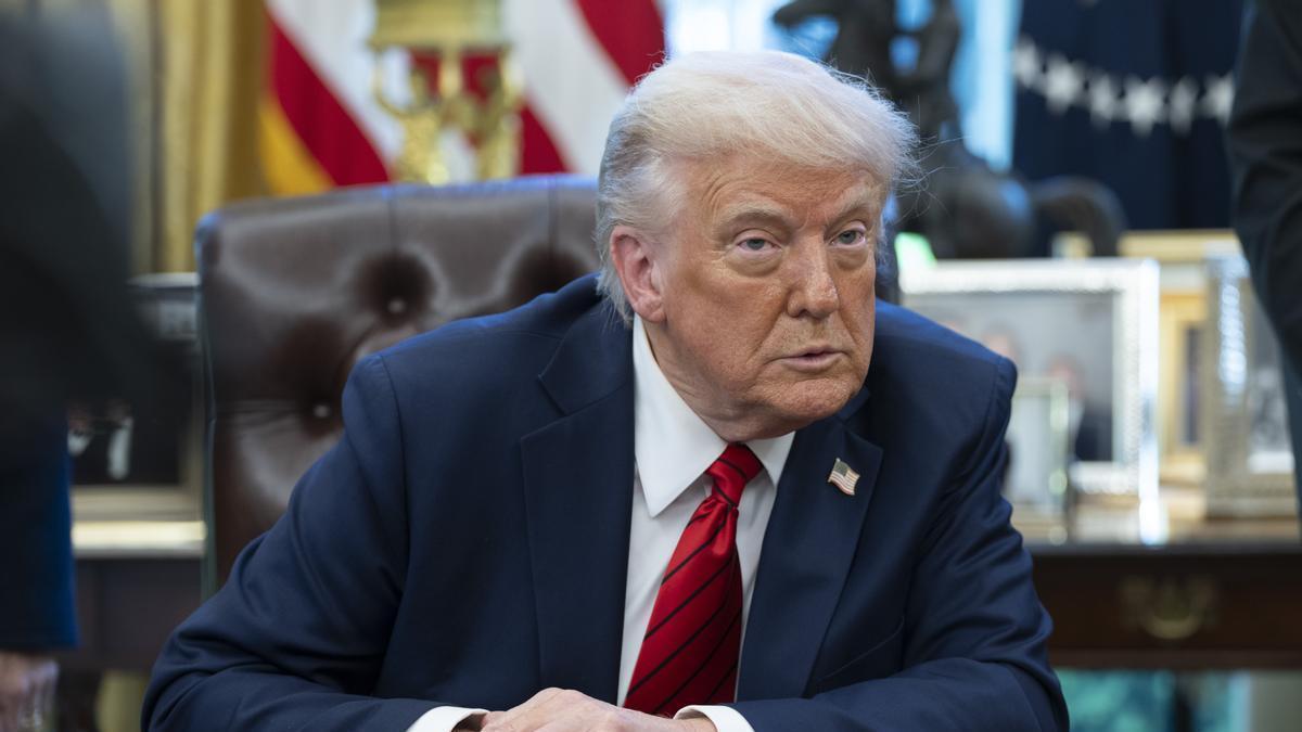 El presidente de Estados Unidos, Donald Trump, en la Casa Blanca.