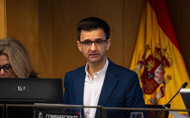 El presidente de RTVE, José Pablo López, comparece en el Congreso de los Diputados. / EP El presidente de RTVE, José Pablo López, comparece en el Congreso de los Diputados.