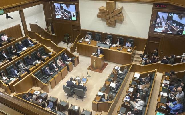 Pleno en el Parlamento Vasco