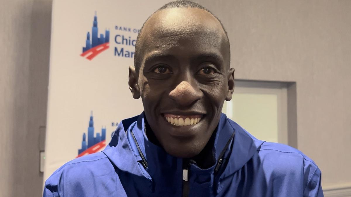El atleta keniano Kelvin Kiptum, en una imagen de archivo.
