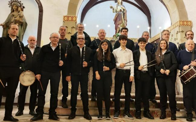 Txistularis de tres generaciones de Ereintza