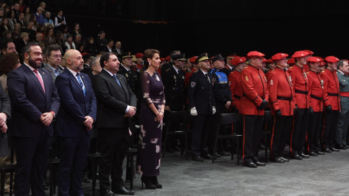 Acto institucional presidido por María Chivite.