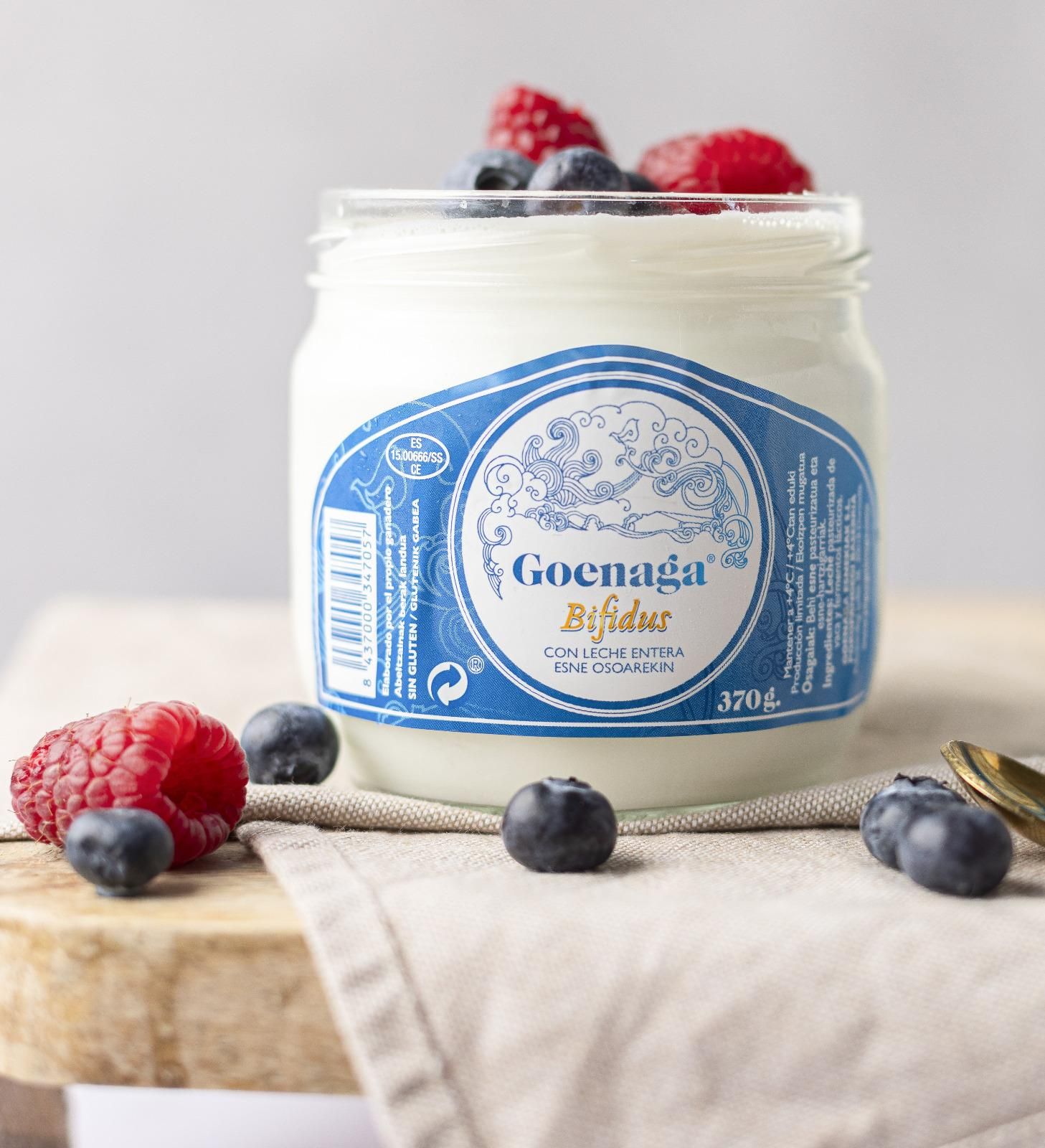 Las etiquetas de Yogur Goenaga son compostables, lo que significa que no dejan rastro de microplásticos ni de nanoplasticos en el entorno