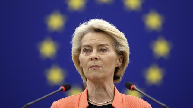 La presidenta de la Comisión Europea, Ursula von der Leyen.