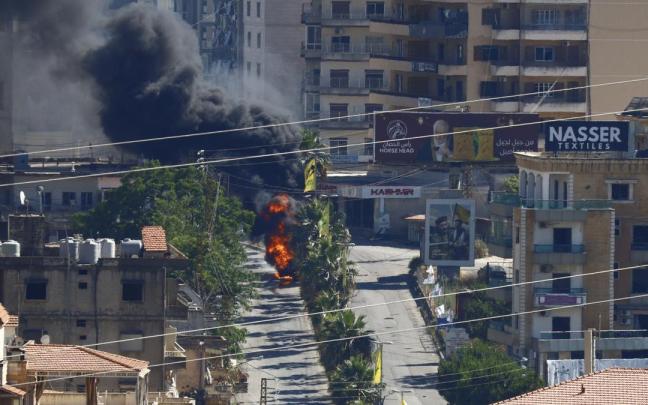Ataque israelí en Líbano.