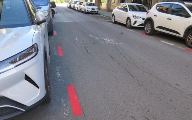 La calle Nekolalde de Urretxu.