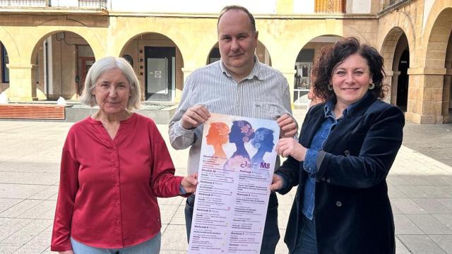 Alicia Hernández, Jon Artabe y Ainhoa Salterain.