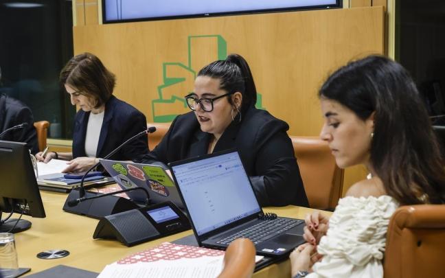 Iratxe Uriarte ha comparecido ante la Comisión de Juventud